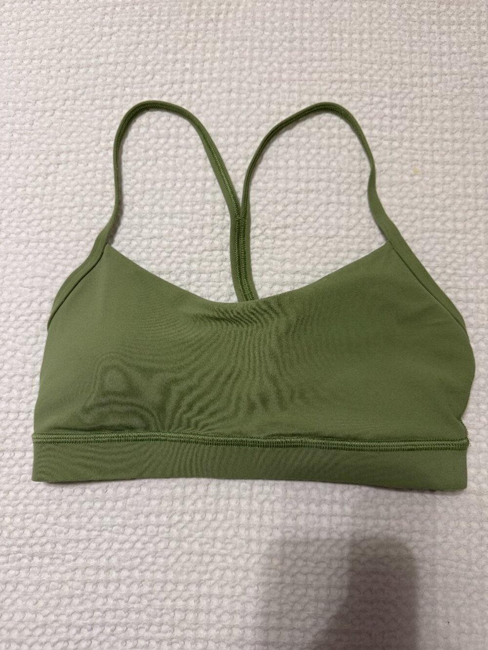 Lululemon Green Strappy Sports Bra Size 6